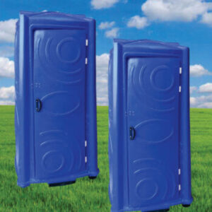 Plastic Toilet Flush - Blue